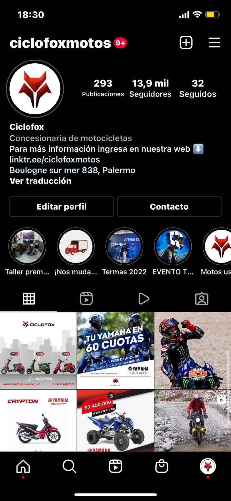 Perfil de Ciclofox